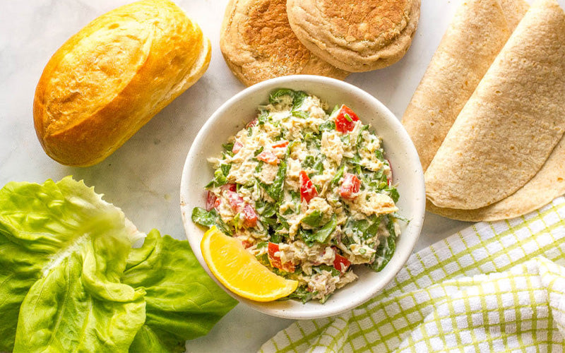 SPINACH SALAD WITH COLE'S PREMIUM TUNA FILLETS – Cole's Seafood