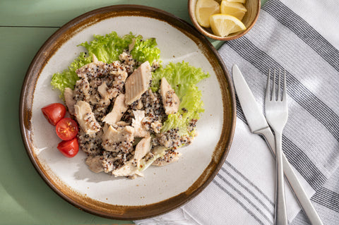 Smoked Rainbow Trout Fillet with Quinoa - Open & Eat Meal