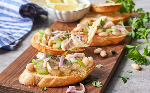 SMOKED TROUT BRUSCHETTA