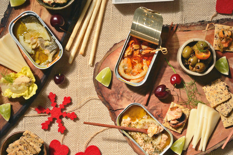 The Easiest Holiday Seafood Board