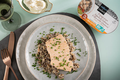 Patagonian Smoked Salmon Fillet with Quinoa - Open & Eat Meal