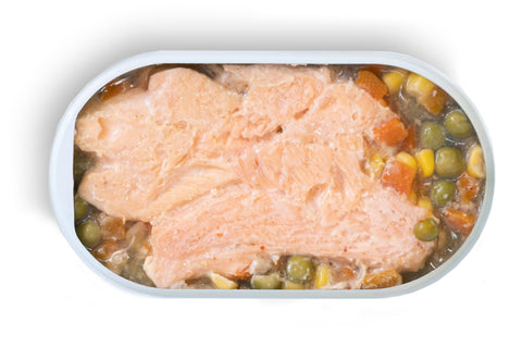 Patagonian Smoked Salmon Fillet with Vegetables - Open & Eat Meal